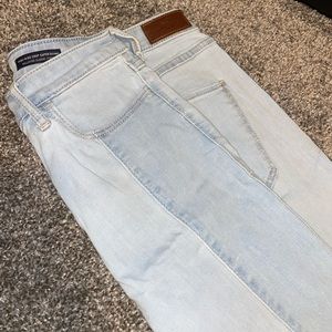 Hollister Crop High Rise Super Skinny Jeans